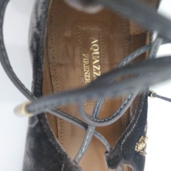 Aquazzura Christy Fauna Bee Embellished Flats 36.5 - Picture 5 of 10